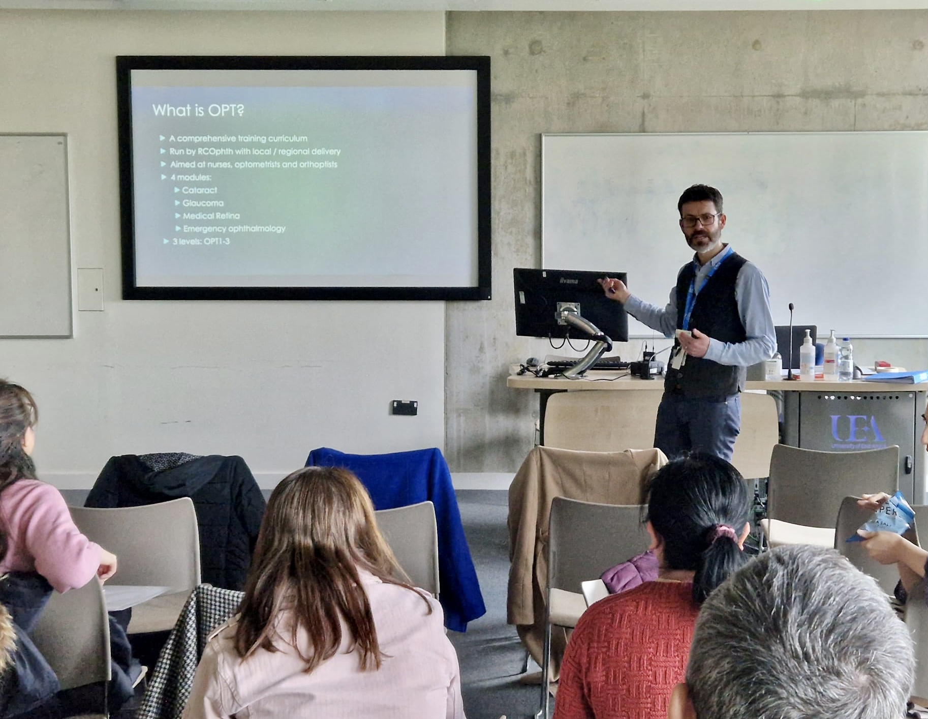 Tom Butler teaching at OPT study day